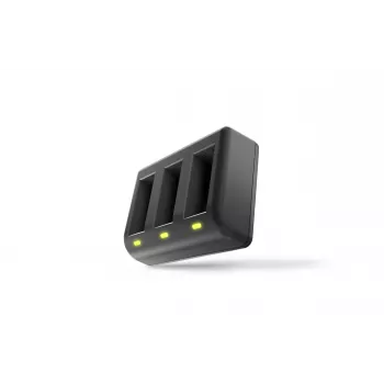 Carregador USB-C de três canais Newell SDC-USB para baterias GoPro AHDBT-901