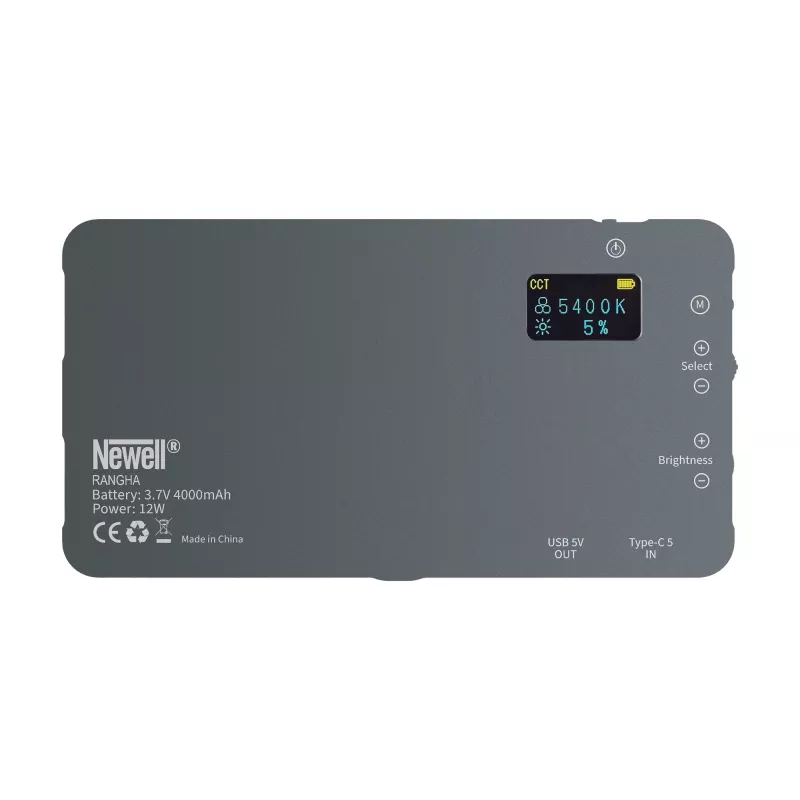 Painel de luz LED RGB-W Newell Rangha
