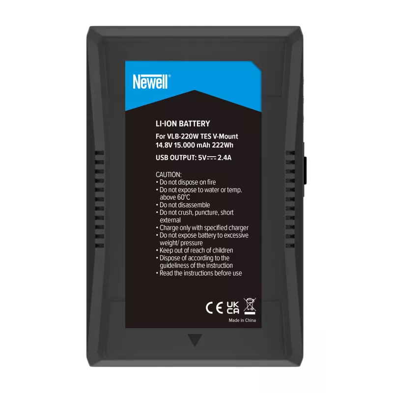 Bateria Li-Ion V-Mount Newell VLB-220W TES 220Wh