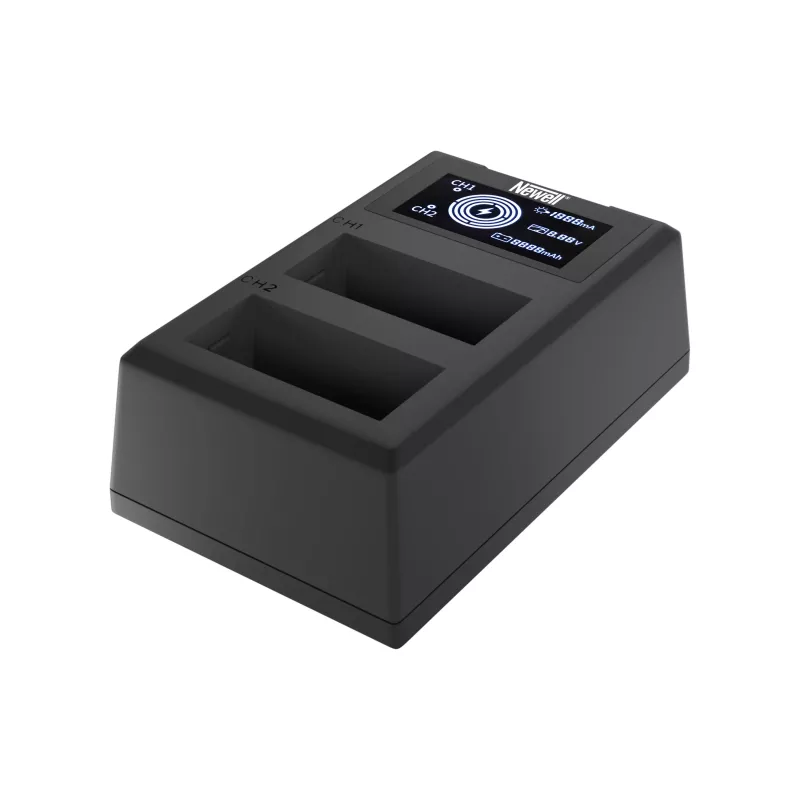 Carregador USB-C de dois canais Newell FDL-USB-C para baterias Fujifilm NP-W126