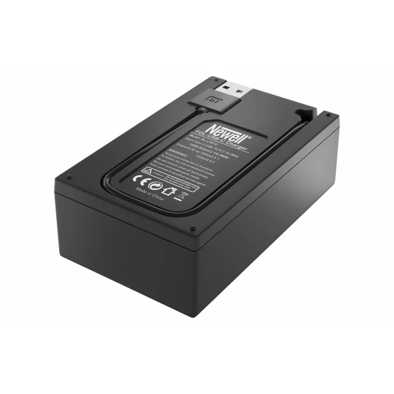 Carregador USB-C de dois canais Newell FDL-USB-C para baterias Canon LP-E12