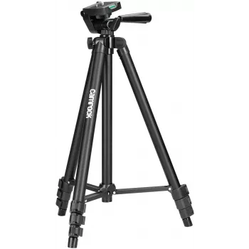 Tripé Camrock TA30 com cabeça de 3 vias - preto