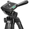 Tripé Camrock TA30 com cabeça de 3 vias - preto