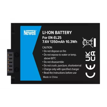 Bateria de substituição Newell EN-EL25 para Nikon