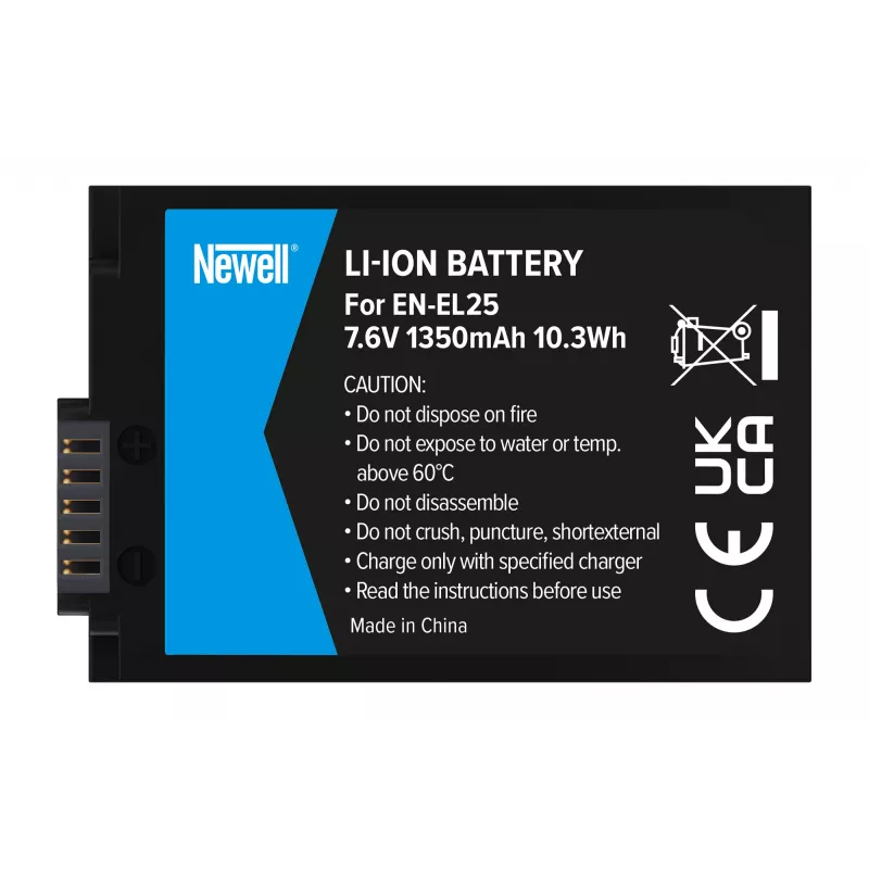 Bateria de substituição Newell EN-EL25 para Nikon