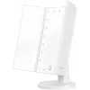 Espelho de maquilhagem LED Humanas HS-ML04 com iluminação - branco