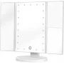 Espelho de maquilhagem LED Humanas HS-ML04 com iluminação - branco