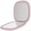 Espelho de cosmética Humanas HS-PM01 com iluminação LED - rosa