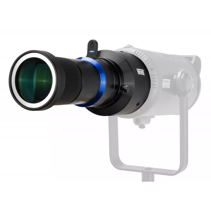Acessório de spotlight com lente Fresnel Newell Perseo-33 Bowens Mount 10-40°