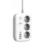 Régua de tomadas Newell Power Office WiFi PD 30W