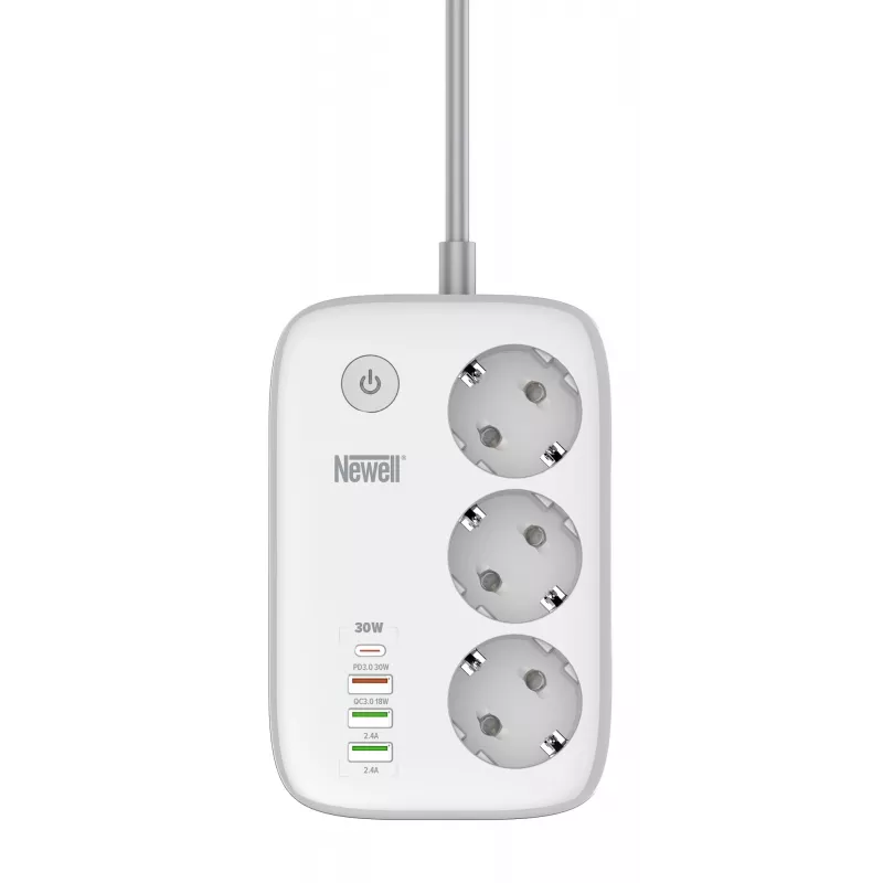 Régua de tomadas Newell Power Office WiFi PD 30W