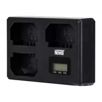 Carregador de bateria de três canais Newell TT-USB-C para Sony NP-FZ100