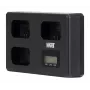 Carregador de três canais Newell TT-USB-C para baterias Sony NP-FW50