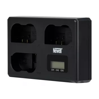 Carregador de três canais Newell TT-USB-C para baterias Nikon EN-EL15