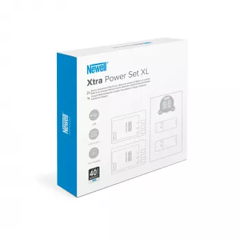 Conjunto de carregador de dois canais Newell DL-USB-C com 2 baterias NP-F570 para Sony