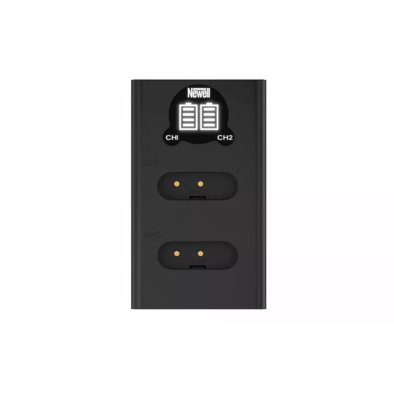Carregador de dois canais Newell DL-USB-C com 2 baterias NP-BX1 para Sony