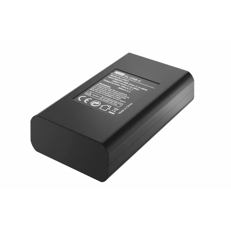 Conjunto de carregador de dois canais Newell DL-USB-C com 2 baterias LP-E17 para Canon