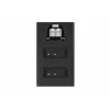 Carregador USB-C de dois canais Newell DL-USB-C e conjunto de bateria LP-E17 para Canon