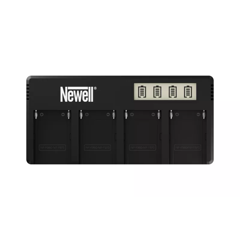 Carregador de quatro canais Newell DF-4CH para série Sony NP-F