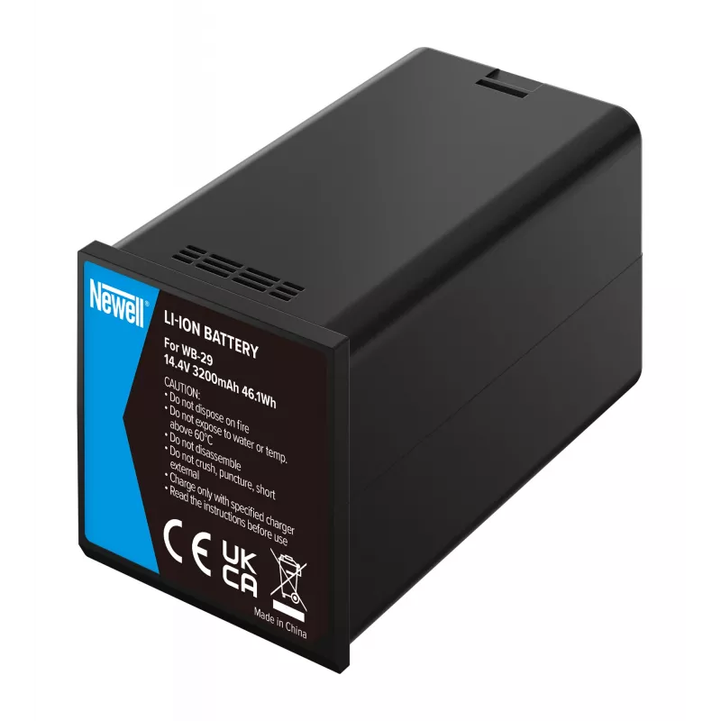 Bateria de substituição Newell WB29 para Godox AD200