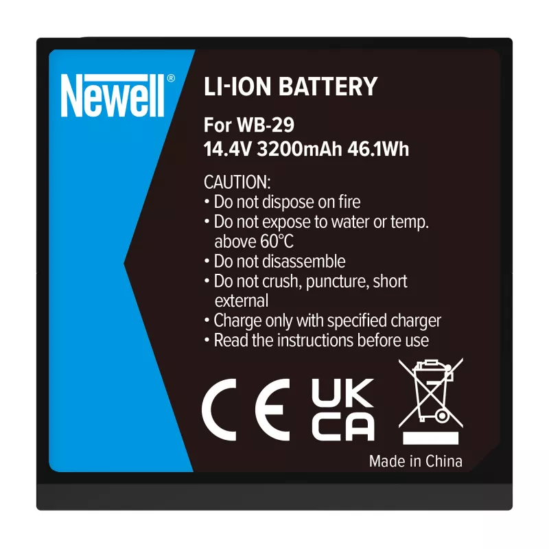 Bateria de substituição Newell WB29 para Godox AD200
