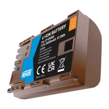 Bateria de substituição Newell LP-E6NH USB-C para Canon