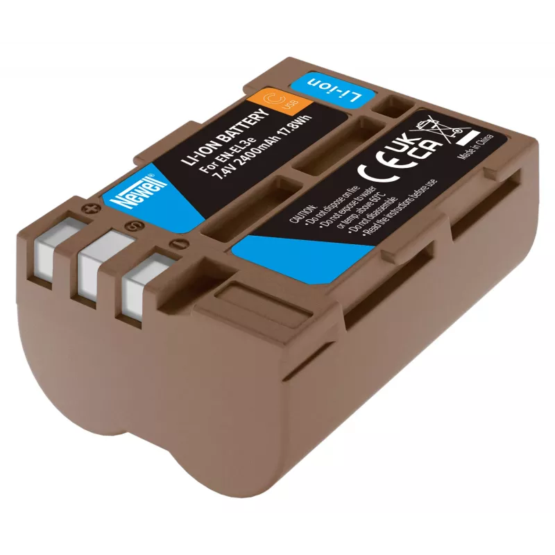 Bateria de substituição Newell EN-EL3E USB-C para Nikon