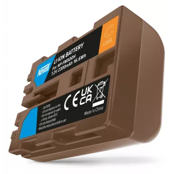 Bateria de substituição Newell NP-FM500H com USB-C para Sony