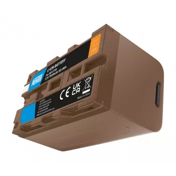 Bateria de substituição Newell NP-F770 com USB-C para Sony