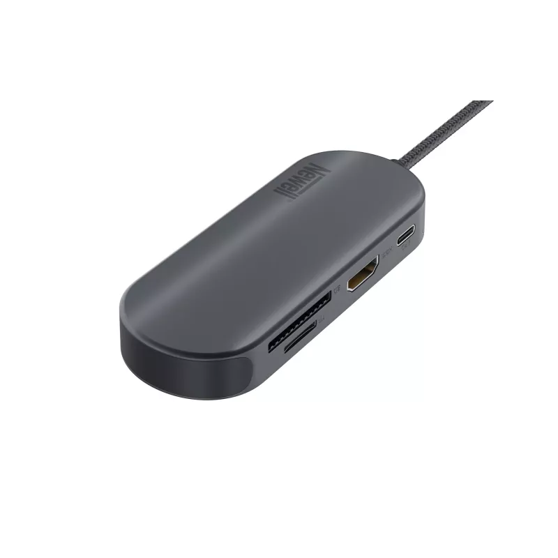 Hub Newell 7 em 1 USB-C - grafite