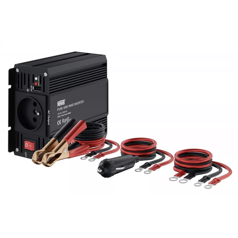 Inversor de potência Newell de onda sinusoidal pura 12V para 230V 300W