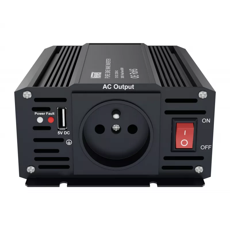 Inversor de potência Newell de onda sinusoidal pura 12V para 230V 300W