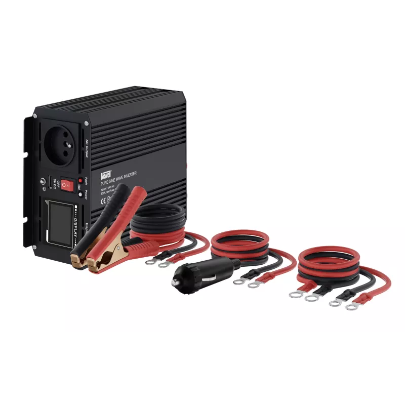 Inversor de potência Newell de onda sinusoidal pura 12V DC para 230V AC 500W