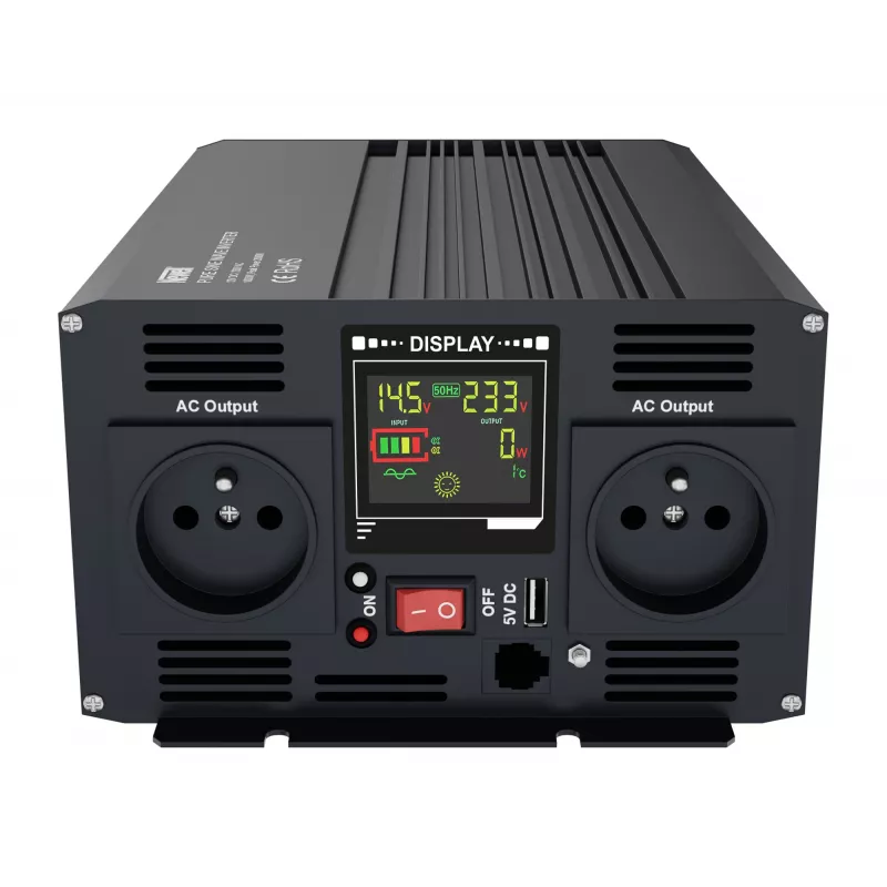 Inversor de potência Newell de onda sinusoidal pura 12V/230V 1000W