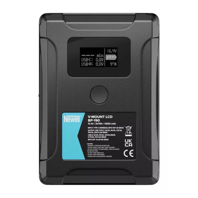 Bateria Newell BP-190 LCD V-Mount 190Wh 14,4V