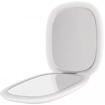 Espelho cosmético LED Humanas HS-PM01, branco