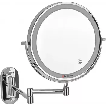 Espelho LED Humanas HS-BM01, prateado