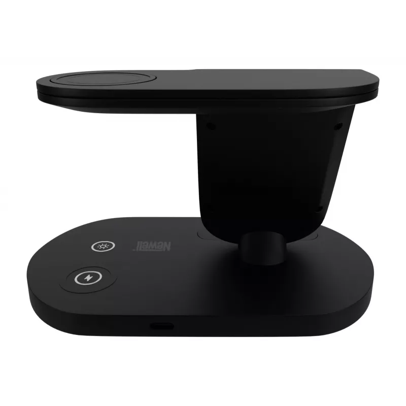 Carregador sem fios Newell induOne N-GY-Z7L para 3 dispositivos - preto