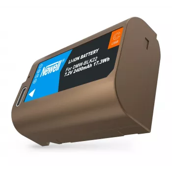 Bateria de substituição Newell DMW-BLK22 USB-C para Panasonic