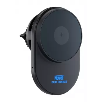 Suporte automóvel MagSafe Newell S18 com carregador sem fios - preto