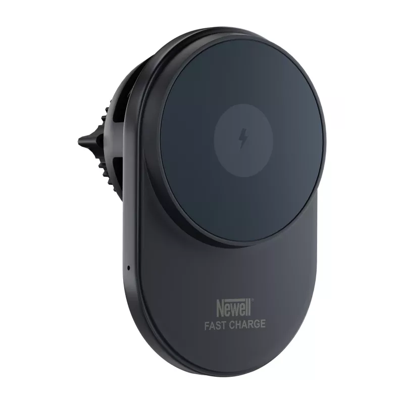 Suporte automóvel MagSafe Newell S18 com carregador sem fios - preto