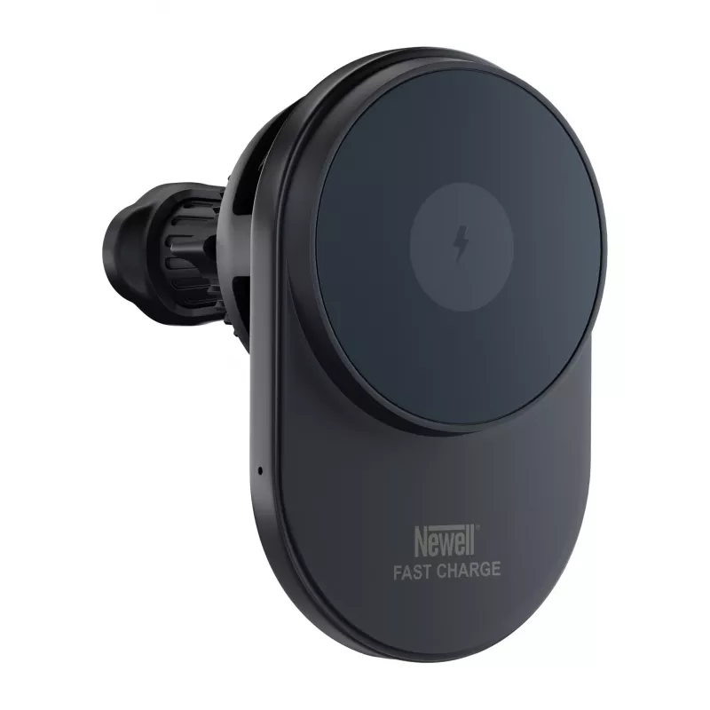 Suporte automóvel MagSafe Newell S18 com carregador sem fios - preto