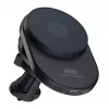 Suporte automóvel MagSafe Newell S18 com carregador sem fios - preto