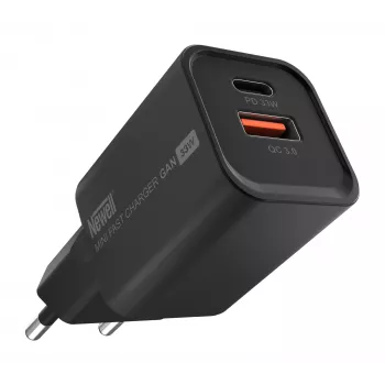 Carregador USB-C Newell GaN 33 W preto