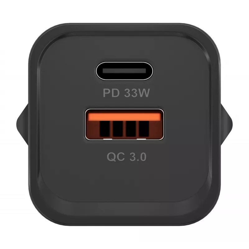 Carregador USB-C Newell GaN 33 W preto