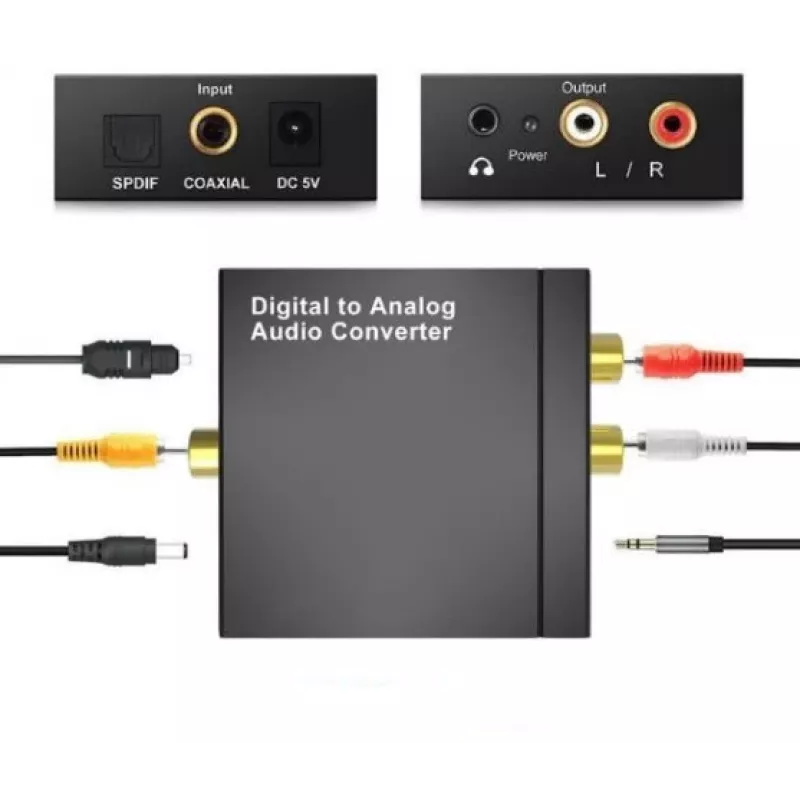 MOZOS DAC 24BIT/192KHZ com cabo ótico
