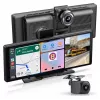 Tracer CR-PLAY 10.2 Recetor Sem Fios CarPlay/Android Auto com Ecrã Tátil IPS de 10,2 Polegadas