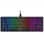Tracer GameZone Claws 61 Teclado Gaming Mecânico com Fios, Layout 60%, Interruptores Outemu Blue, Retroiluminação RGB, Preto