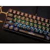 Tracer GameZone Claws 61 Teclado Gaming Mecânico com Fios, Layout 60%, Interruptores Outemu Blue, Retroiluminação RGB, Preto