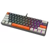 Tracer GameZone Claws 61 Teclado Gaming Mecânico com Fios, Layout 60%, Interruptores Azuis, Retroiluminação RGB, Cinzento
